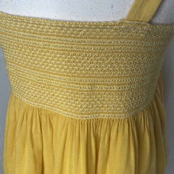 Hatch Maternity Top Blouse Smocked Gauzey Boho Sleeveless Sz S - Picture 6 of 9